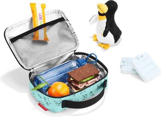 Reisenthel Thermocase Lunchbox - 1,5L - Cats&Dogs Mint van Reisenthel — afbeelding 3