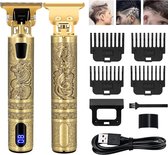 Bol.com Professionele Haartrimmer en Scheerapparaat voor Mannen - Draadloze Baardtrimmer met Instelbare Trimlengtes - Krachtige ... aanbieding