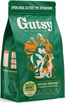 Gutsy Chicken Munchies Medium/Large Adult - Hondenvoeding - 2kg - Duurzaam & Gezond Hondenbrokjes - Hypoallergeen & Graanvrij