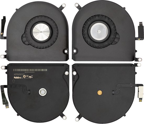 MMOBIEL Ventilateur CPU Compatible avec MacBook Pro 15" A1398 2012-2013