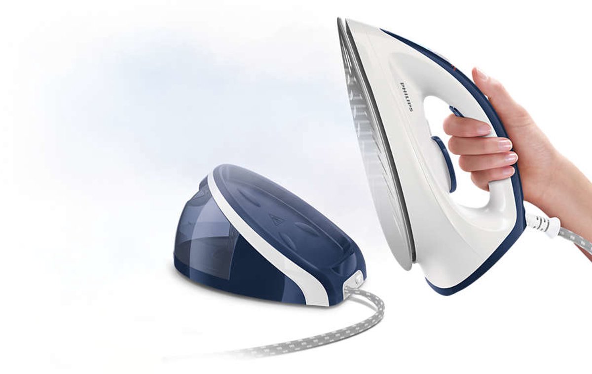 Philips HI5920/20- Stoomgenerator - 2400 W - 1,1 l - Keramische zoolplaat - Blauw, Wit — afbeelding 5