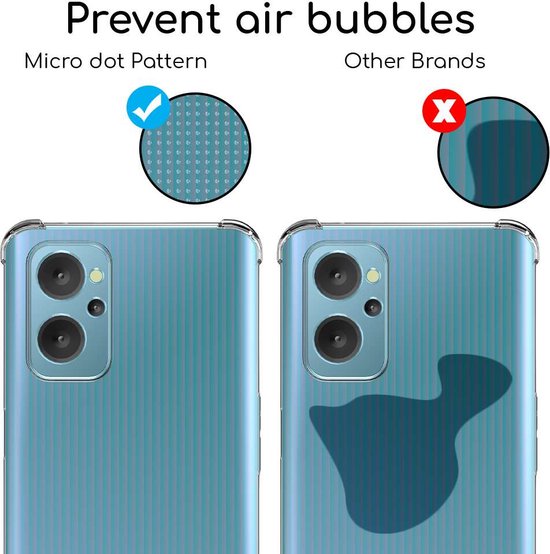 EbestStar Handyhülle Für Realme 9i | Transparente TPU Schutzhülle | Verstärkte Ecken, Rutschfester Griff | Kompatibel Nur Mit Realme 9i (2022)