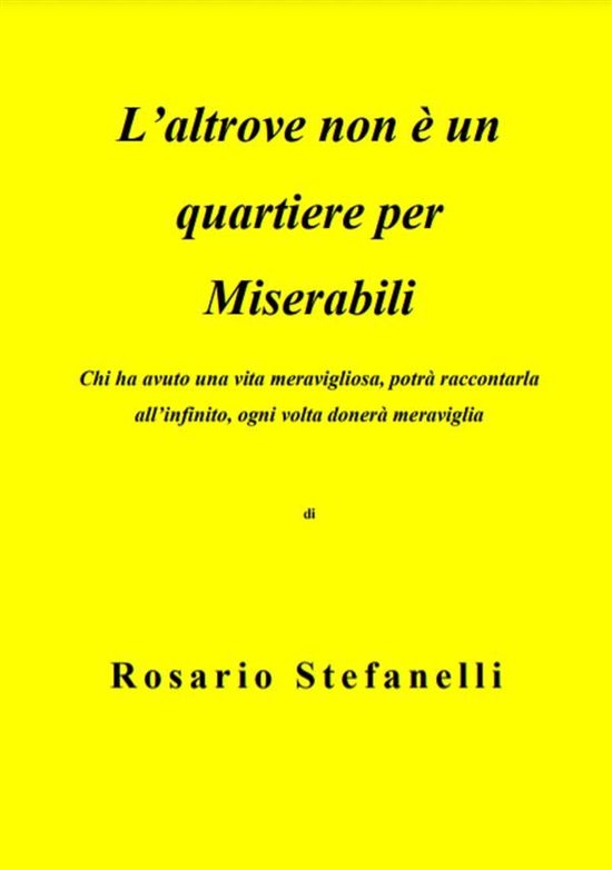 L'altrove non è un quartiere per miserabili - cover