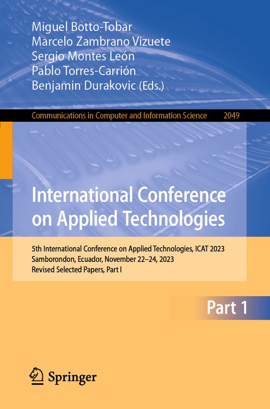 Communications in Computer and Information Science2049- Inte ... - cover