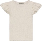 Sweet Petit baby T-shirt - Meisjes - Soft Ecru Melange - Maat 68