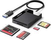 UGREEN USB 3.0 SD Kaartlezer Micro SD/TF/MS/CF 4 in 1 5Gbps Overdrachtssnelheid Kaartlezer Externe Geheugenkaart Adapter