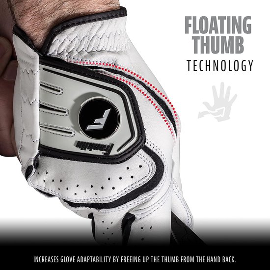 Franklin Cabretta Golf handschoen / glove - wit - links - maat XL van Franklin — afbeelding 5