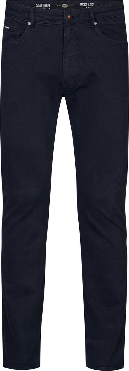 Petrol Industries - Heren Seaham Gekleurde Slim Fit Jeans Denali - Blauw - Maat W30L34