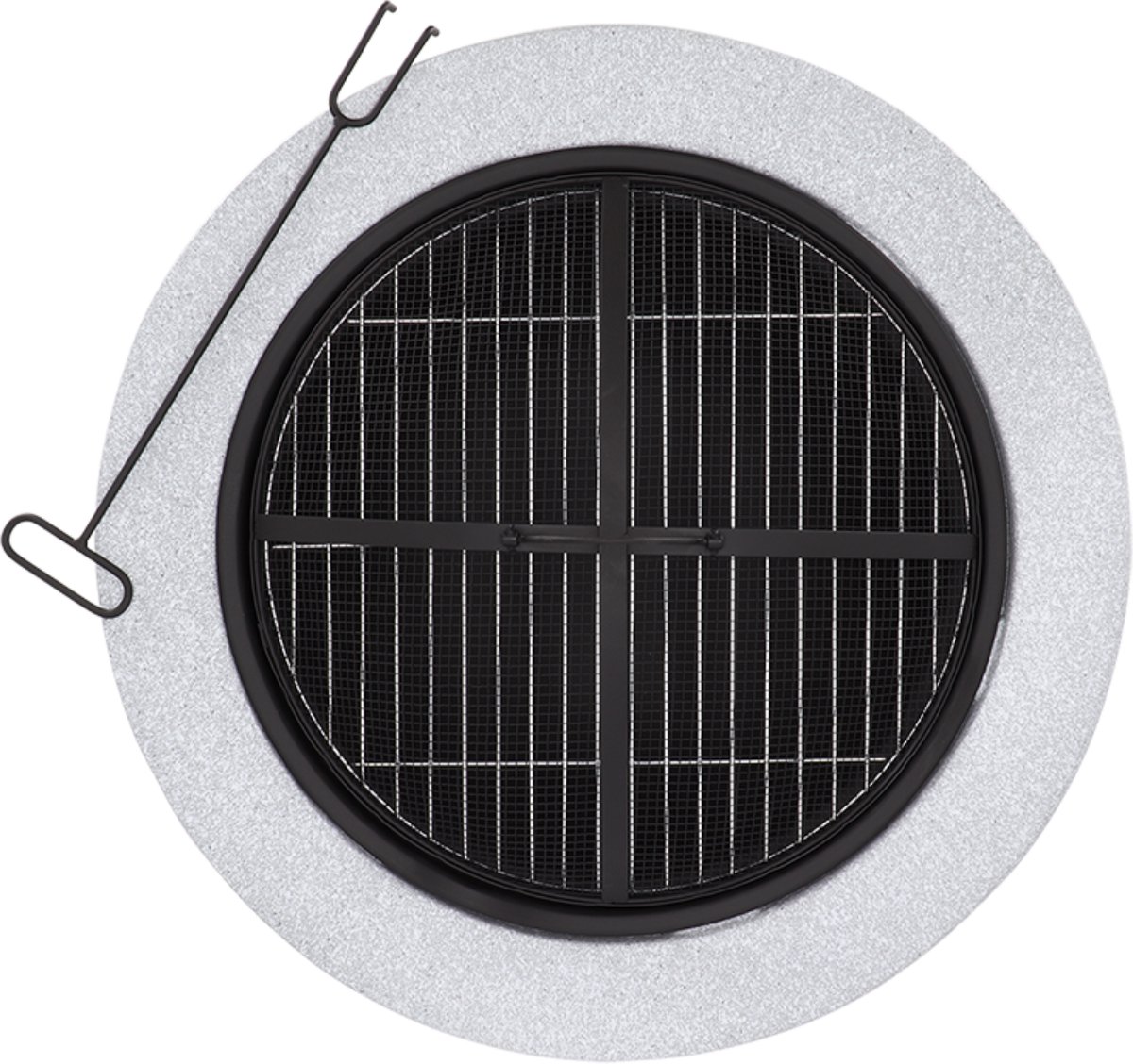 Esschert Design Vasque à feu aspect béton MGO S