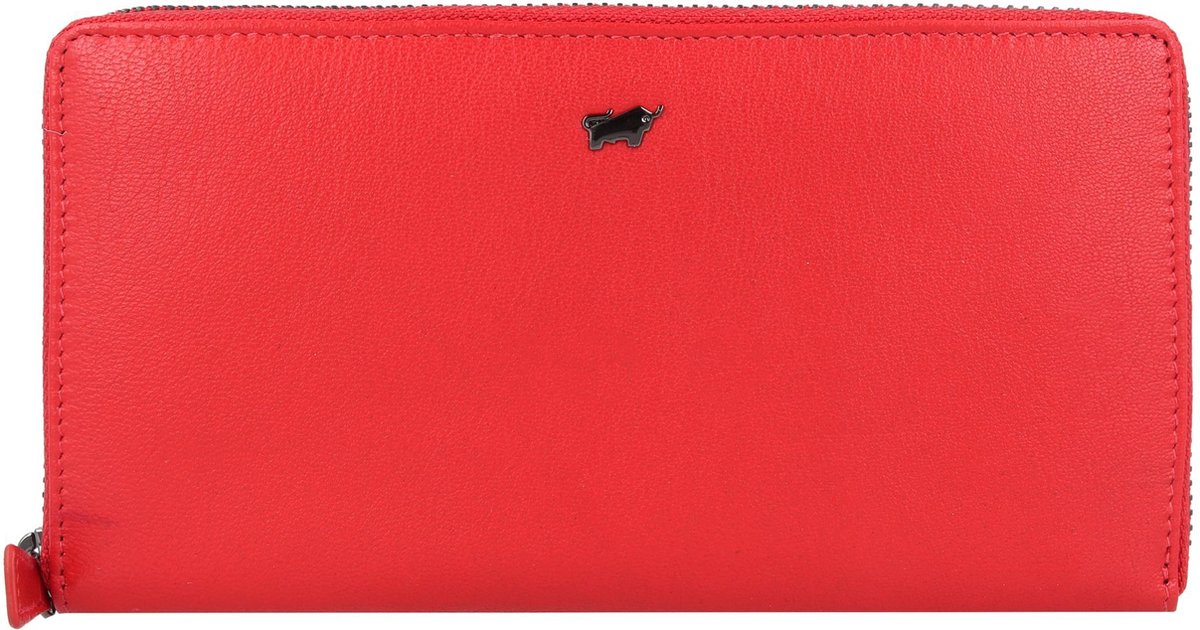 Braun Büffel Anna Portemonnee RFID Leer 19 cm - Dames - Horizontaal - rot