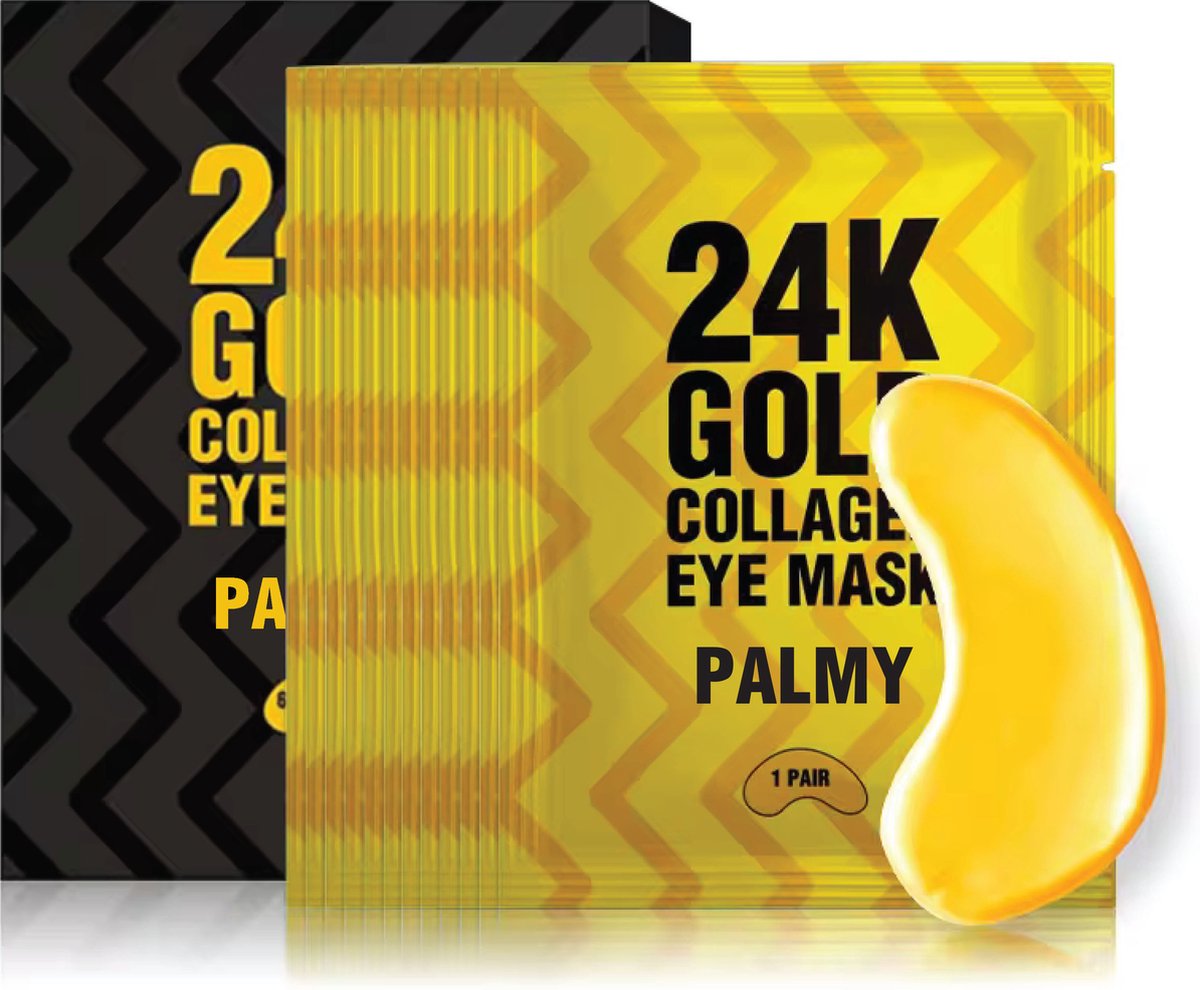 Goedkoopste PALMY® Collageen Oogmasker (24 stuks) - Wallen en Donkere kringen - Anti Wallen - Eye Oog Patches Pads - Hydrogel Pads - Gezichtsmaskers Verzorging