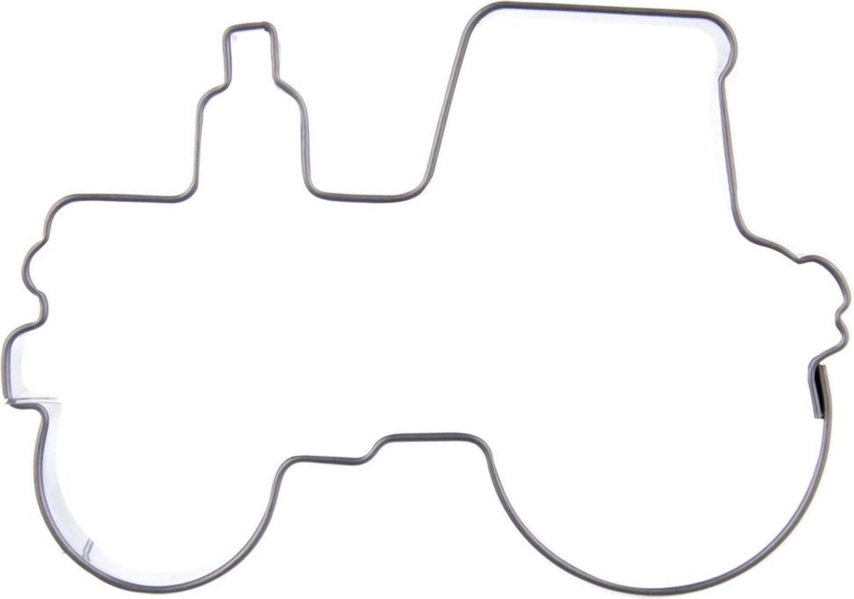 Koekjessnijder Edelstaal Tractor 7,5 cm - Vormen - Uitsteekvorm - Cookie - Cutter - Uitsteekvormpjes - Koekjes - Bakken