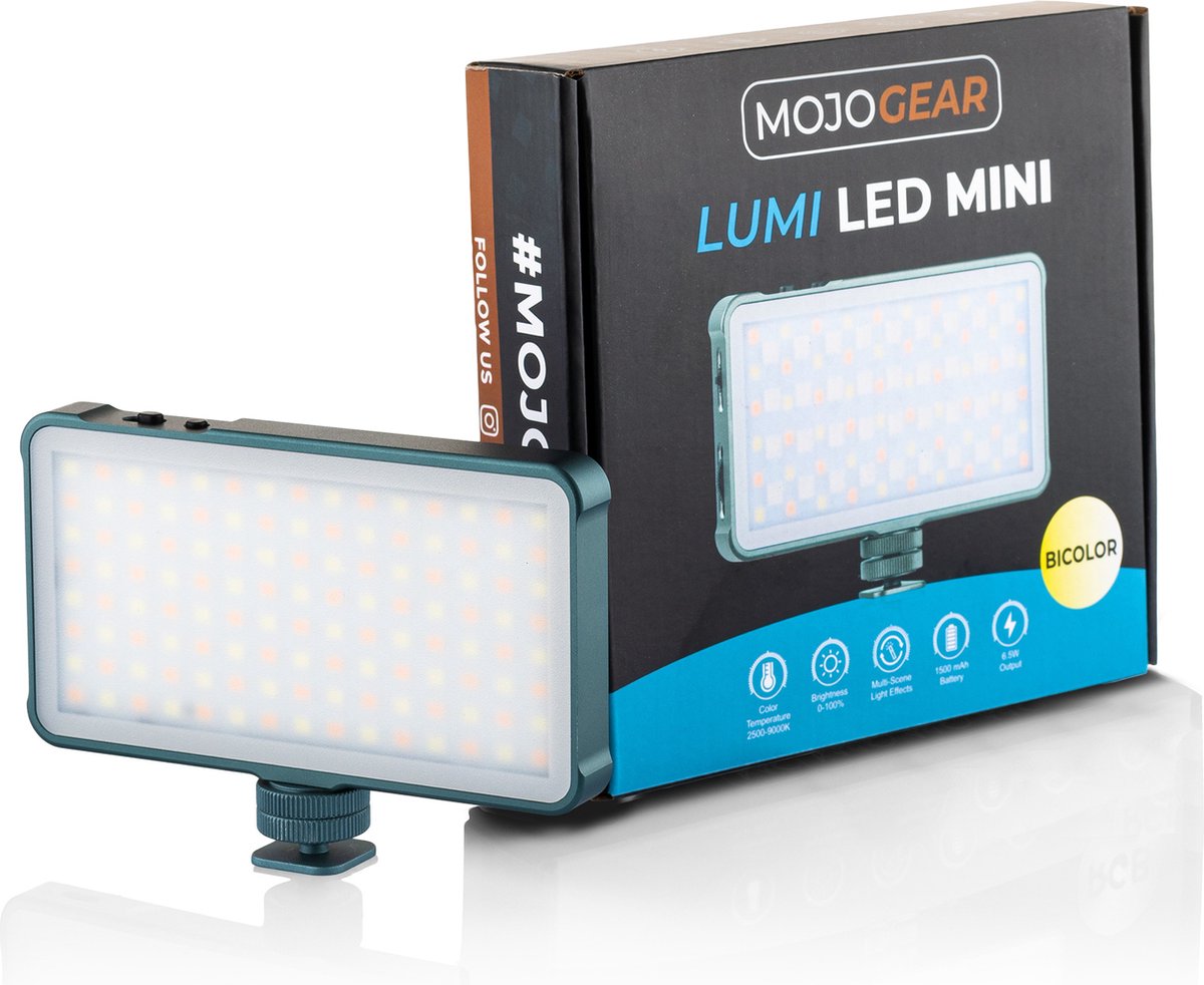 MOJOGEAR W64 Multi Color Mini LED Lamp for Smartphone and Camera