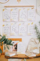 Hallo Nieuwe Mama Affirmatiekaarten Deck 28 Krachtige Geïllustreerde Ondersteunende Affirmatiekaarten