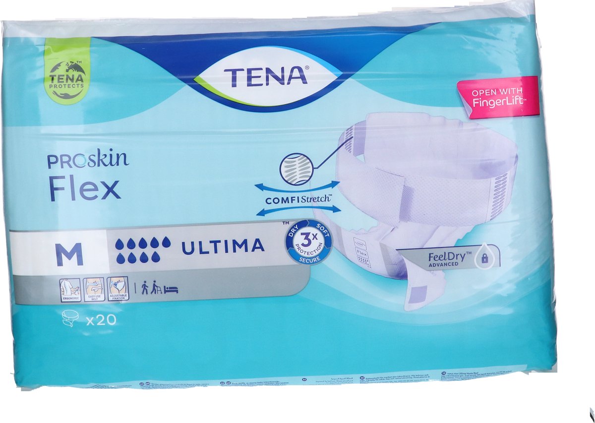 Goedkoopste Voordeelverpakking van 2 x TENA FLEX ULTIMA - M, 20 st. (730436