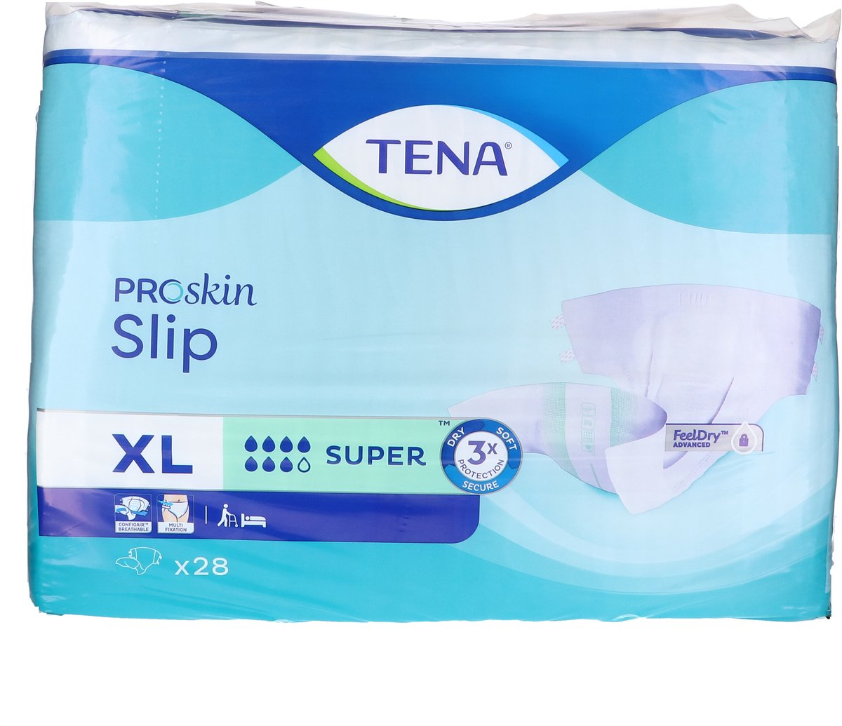 Goedkoopste Voordeelverpakking van 2 x TENA SLIP SUPER - XL 28 st. (711023