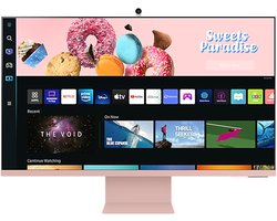 Samsung M8 LS32BM80PUU- 4K VA 60Hz Smart Monitor - 32 inch - Roze