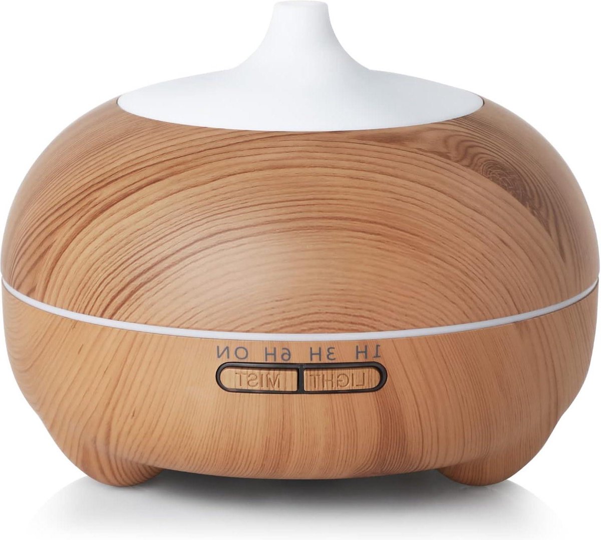 Ultrasone luchtbevochtiger 500 ml - stil met ledlicht timer - slaapkamer kinderkamer yoga - geel