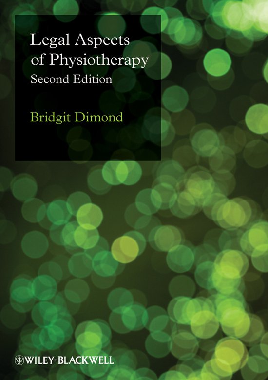 Legal Aspects Of Physiotherapy - cover
