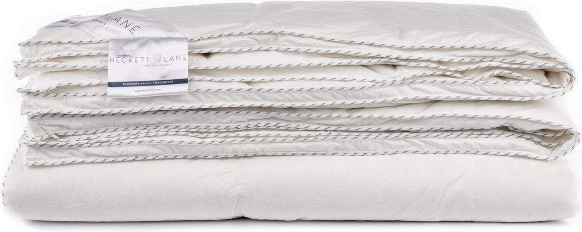 Heckett & Lane - Platinum - Dons - 4-seizoenen - Dekbed - Lits-jumeaux - 240x220 cm - Wit