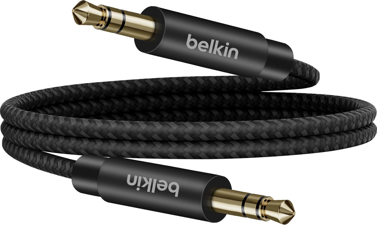 Belkin MIXIT Metallic 3.5 mm AUX-kabel - 1,2 meter - Zwart