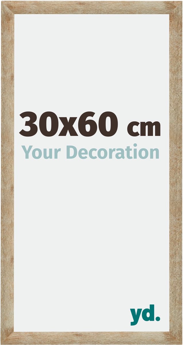yd. Your Decoration - Fotolijst 30x60 cm - MDF - Goud - Catania