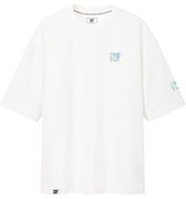FragON - Oversize T-shirt - Holografic Logo - Wit - Maat L/XL