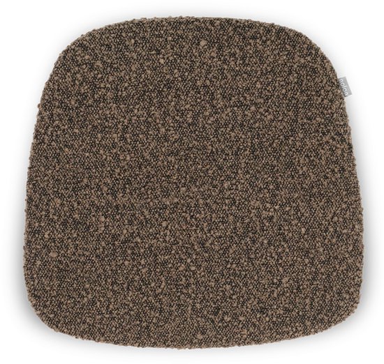 Nolon Fem coussin d'assise bouclé marron