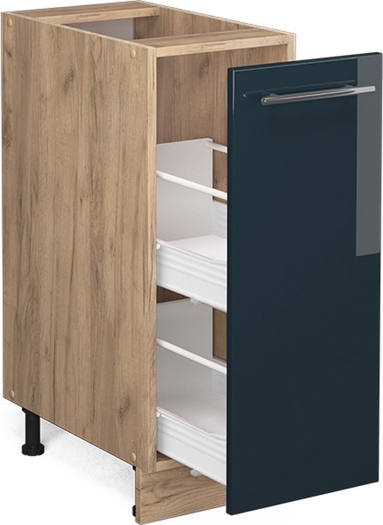 Vicco Hängeschrank Küche Fame-Line Landhaus Eiche Grün-Gold 30 cm kaufen bei