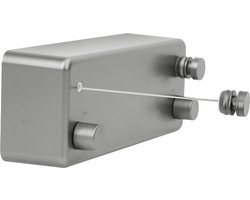 Retractable Clothesline 4.2 m Pull-Out Adjustable Waterproof Hanging Clothesline- Indoor Outdoor Use