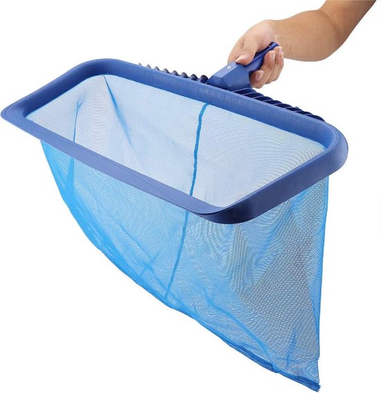 Schepnet Zwembad - Bladschep Visnet - Water Reinigen - Fijnmazig Lichtgewicht - 58.5 x 39 cm - Blauw — afbeelding 2