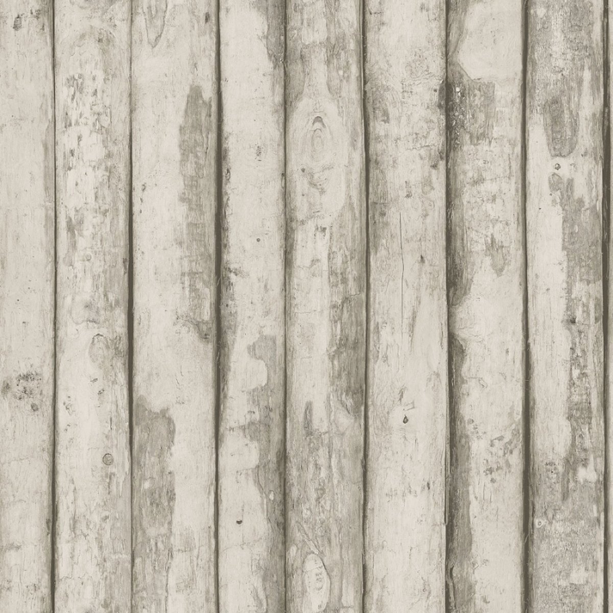 Homestyle - Behangpapier - Houten Planken - Behang - Grijs - 0,53 x 10 M.