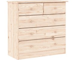 vidaXL - Ladekast - ALTA - 77x35x73 - cm - massief - grenenhout