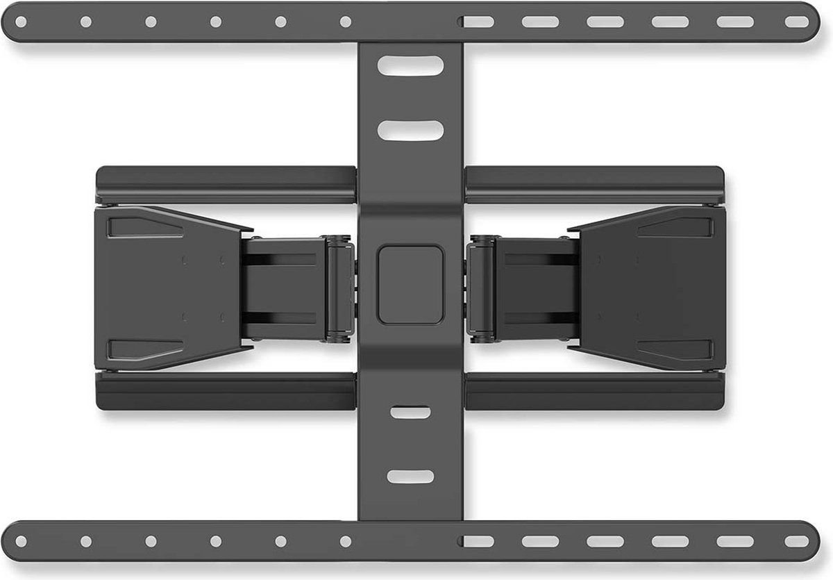 Nedis Draai- en Kantelbare TV-Muurbeugel - 43 - 90 " - Maximaal schermgewicht: 50 kg - Kantelbaar - Draaibaar - Minimale muurafstand: 19.6 mm - 2 Draaipunt(en) - ABS / Metaal - Zwart