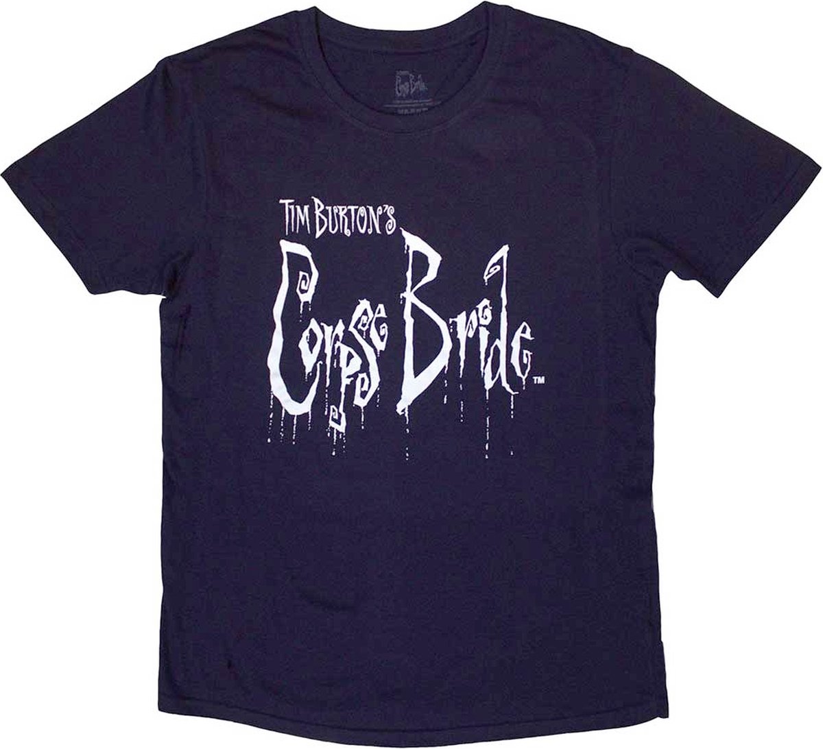 Corpse Bride - Logo Heren T-shirt - S - Blauw