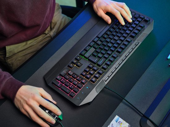 Clavier de Jeux Trust GXT 836 Evocx USB AZERTY Zwart