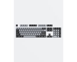 Dark Project - KS-46 PBT - Keycaps - Zwart/Grijs - ENG/RU/UA