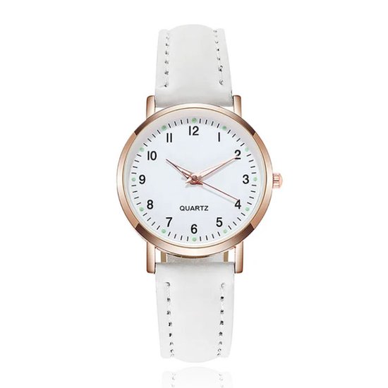 LGT JWLS Montre Femme avec Apparence Simple et Détails Lumineux Wit