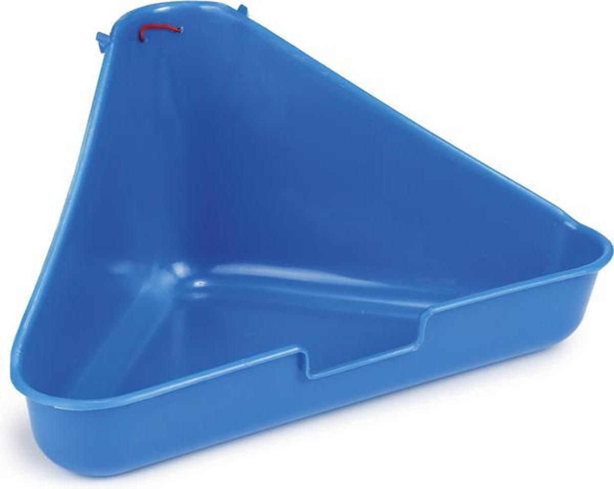 lokaal offset waardigheid Beeztees Konijnentoilet Pip - Knaagdier - Plastic - Blauw - 35x20x17 cm |  bol.com