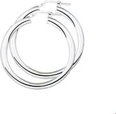 TFT Oorring Ronde Buis Zilver Glanzend 5 mm x 30 mm