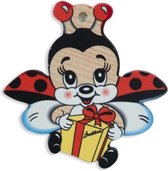 Kerstboomhanger lieveheersbeestje | Bartolucci | Hout