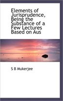 Elements of Jurisprudence, Being the Substance of a Few Lectures Based on Aus