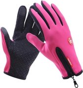 Luxe Waterdichte Touchscreen Handschoenen - Pink XL