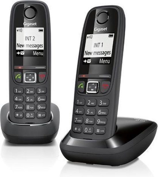 Gigaset AS405 - Duo DECT telefoon - Zwart