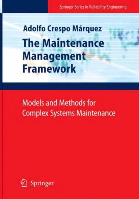 The Maintenance Management Framework - cover