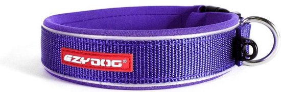 EzyDog Neo Classic Hondenhalsband - Halsband voor Honden - 30-33cm - Paars - Ezydog