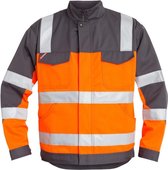 FE Engel Light Jas EN 20471 1501-770 - Oranje/Grijs 1025 - XS