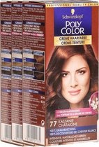 Poly Color Haarverf 77 Kastanje Voordeelverpakking