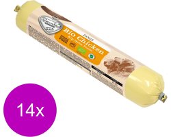 Renske Adult Bio Worst 500 g - Hondenvoer - 14 x Kip Graanvrij - NL-BIO-01