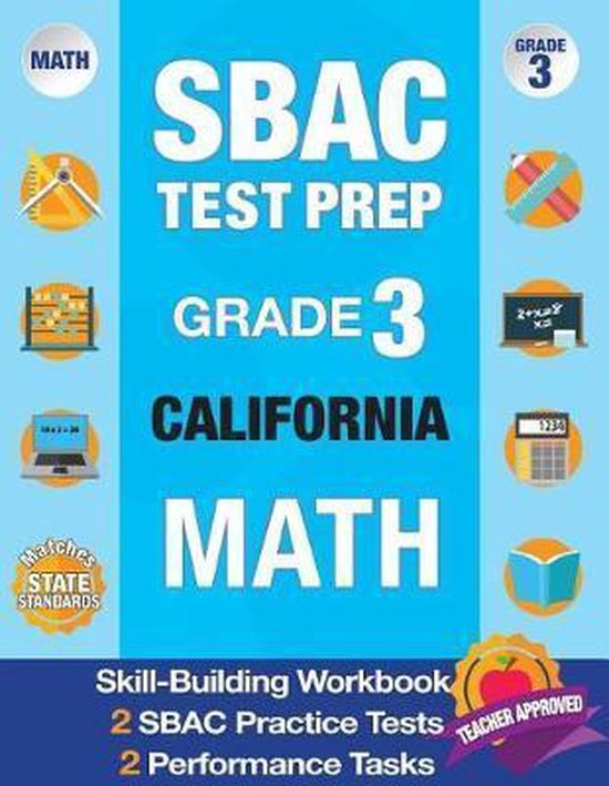 Sbac Test Prep Grade 3 California Math - cover